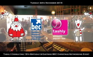 Tashly Consulting 15th Bday & Eastside BEC Xmas Networking Event